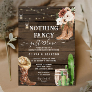 Rustikales Boho stickt nichts Extravagantes, nur L Einladung
