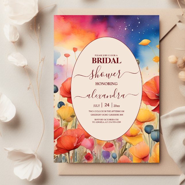 Rustikales botanisches Brautparty Einladung (Von Creator hochgeladen)