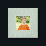 Rustikales botanisches Foto Leinwanddruck<br><div class="desc">Schönes,  stilvolles,  rustikales Design Grünes botanisches Foto mit Blumenrahmen Leinwand drucken</div>