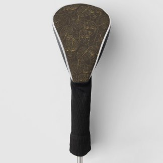 Rustikales botanisches Gesichtslinienmuster (1) Golf Headcover