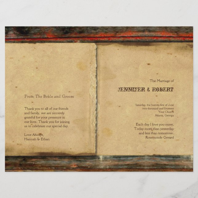 Rustikales Brauchtum-Programm (Vorderseite)