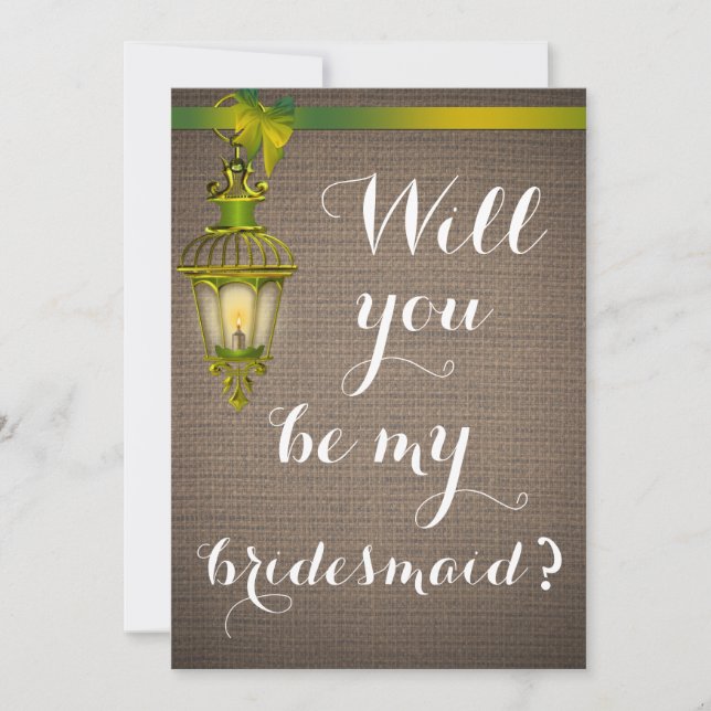 Rustikales Braunbraunes Brettermuster Einladung (Vorderseite)