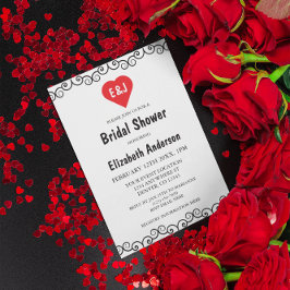 Rustikales Brautparty Einladung