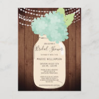 Rustikales Brautparty Mason Jar Light Brautparty