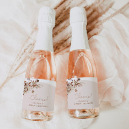 Rustikales Brautparty Sparkling Weinkeller