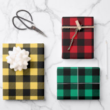 Rustikales Buffalo Plaid Pattern