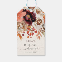 Rustikales Burgund Floral Fall Brautparty