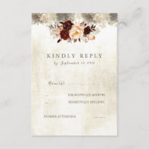 Rustikales Burgundy Wedding Floral UAWG