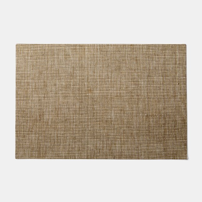 Rustikales Burlap Nature Pattern Doormat - Texturi Fußmatte (Vorderseite)
