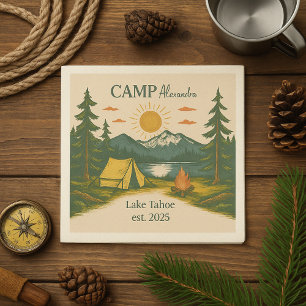 Rustikales Camp Weekend Retreat Bachelorette Serviette