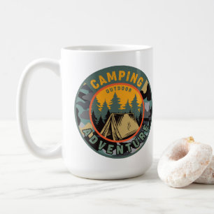 Rustikales Camping Kaffeetasse