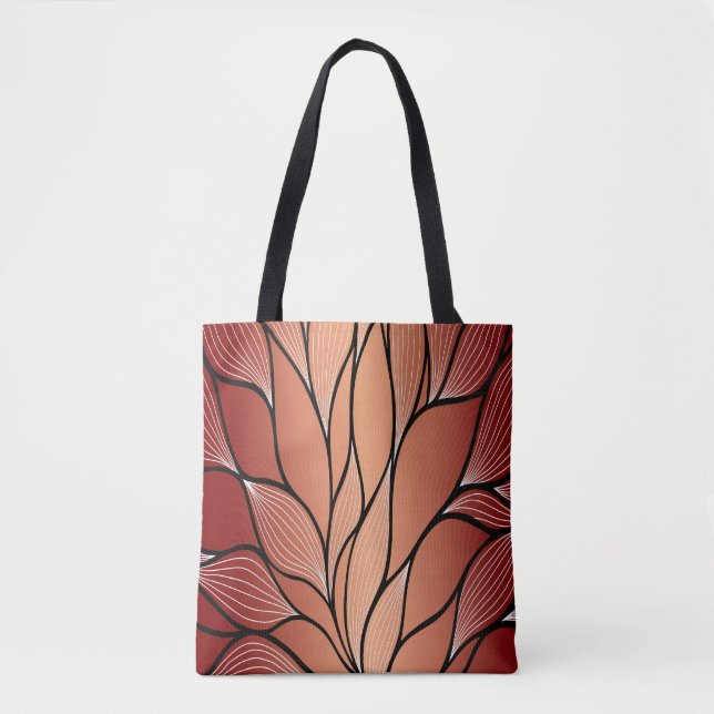 Rustikales Coppery Bronze-Verlass-Muster Tasche (Vorderseite)