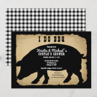 Rustikales Country Hog I DO GRILLEN Couple's Dusch