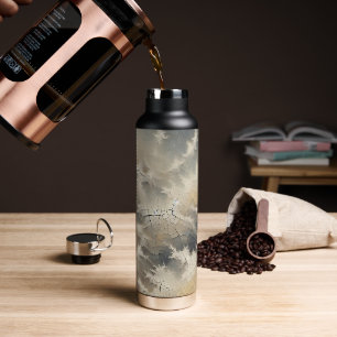 Rustikales Crackle Abstrakt Trinkflasche