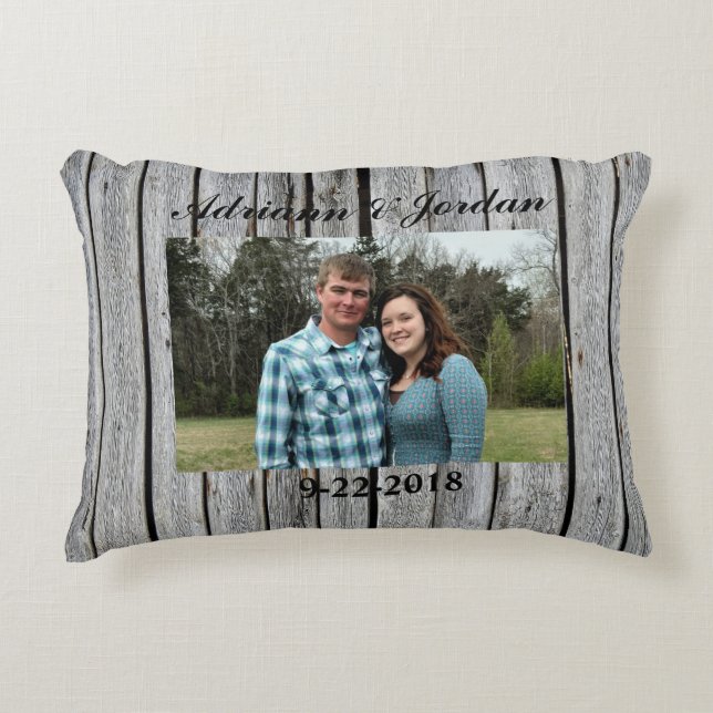 Rustikales Dekokissen (Vorderseite)