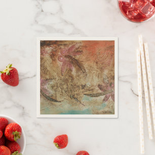 Rustikales Dragonfly-Dreaming Serviette