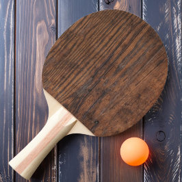 Rustikales Dunkelwalnussholz Tischtennis Schläger