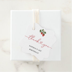 Rustikales Elegantes Girl's Berry Geschenkanhänger