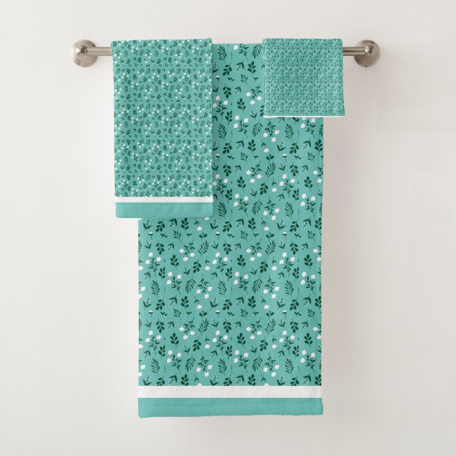 Rustikales elegantes Muster Badhandtuch Set (Insitu)