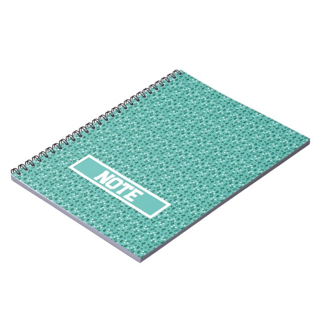 Rustikales elegantes Muster Notizblock (Linke Seite)