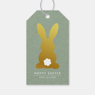 Rustikales Elegantes Ostern Personalisiert Geschenkanhänger