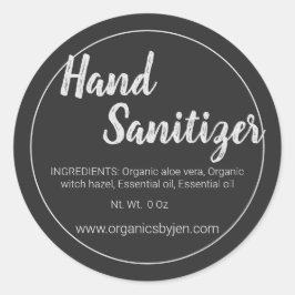 Rustikales Etikett für die Sanitäter-Handtasche Runder Aufkleber