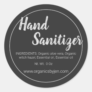 Rustikales Etikett für die Sanitäter-Handtasche Runder Aufkleber