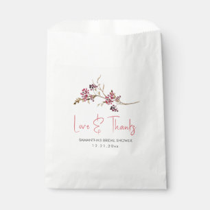 Rustikales Fall-Brautparty Gunst Bags Personalisie Geschenktütchen