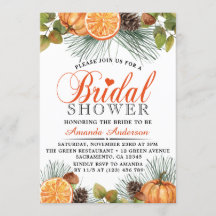 Rustikales Fall Pumpkin-Brautparty