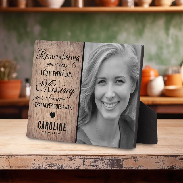 Rustikales Familiendenkmal | Foto Keepake Fotoplatte (Von Creator hochgeladen)