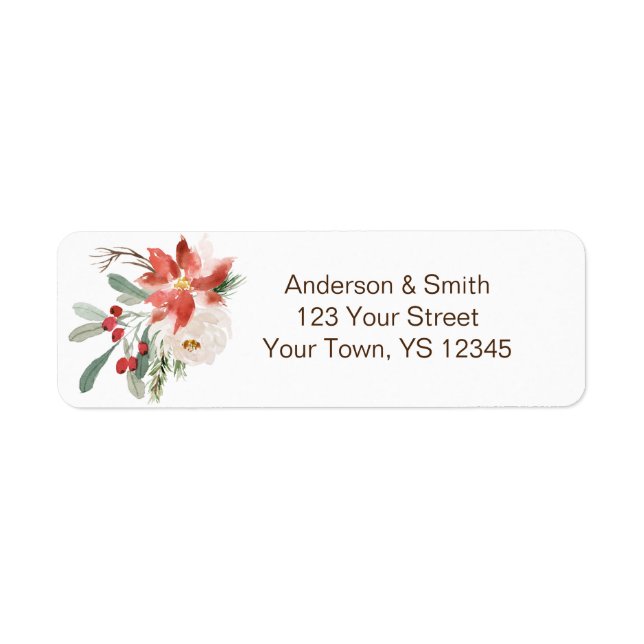 Rustikales Floral Evergreen Pine Weihnachten (Vorne)