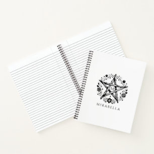 Rustikales florales Star Journal Notizbuch