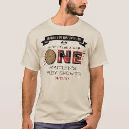 Rustikales Forest Buffalo Kariert Wild One Baby Du T-Shirt