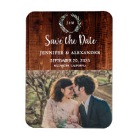 Rustikales Foto aus Monogramm Stallholz Save the D