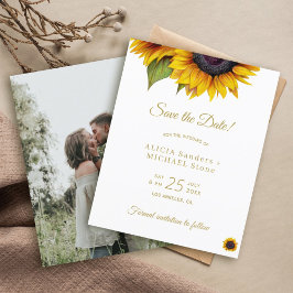 Rustikales Foto BUDGET Save the Date Hochzeit