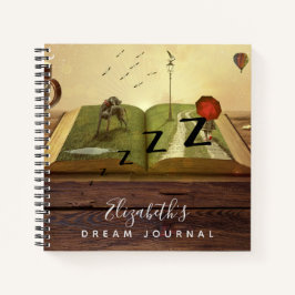 Rustikales Foto Dream Journal Analysis Record Notizbuch