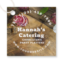 Rustikales Foto Holzpappe Charcuterie Catering