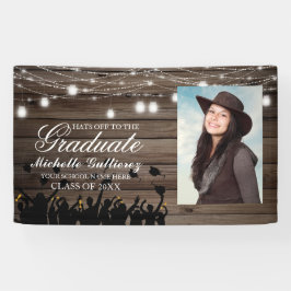 Rustikales Foto Mason Jar Abschluss Banner