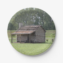 Rustikales Foto Pappteller