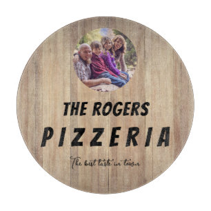 Rustikales Foto Pizzeria Cutting Board Schneidebrett