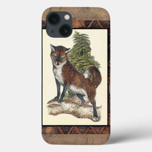 Rustikales Fox Stepping auf einem Baumstamm Case-Mate iPhone Hülle