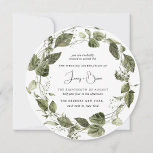 Rustikales Frühlingsgrün Botanische Hochzeit