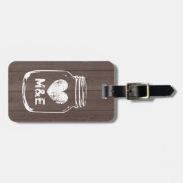 Rustikales Gepäckanhänger mit schicker Mason