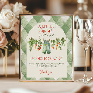 Rustikales geschlechtsneutrales Baby-Shower-Spiel Poster