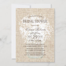 Rustikales Gipskraut Mason Jar Brautparty