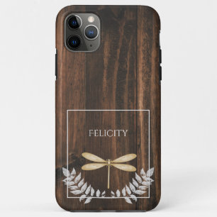 Rustikales Gold Dragonfly Case-Mate iPhone Fall Hülle