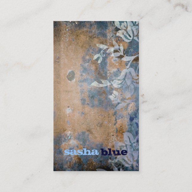 rustikales Goldenes 311-Lusciously Visitenkarte (Vorderseite)