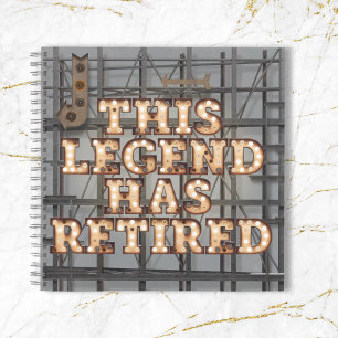 Rustikales Grau Gold Dieses legendäre Gästebuch Notizbuch