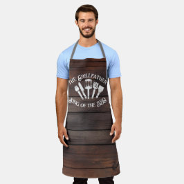Rustikales Grillgeschenk für Männer - Der GrillVat Schürze