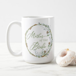 Rustikales Grün winden Mutter der Braut Kaffeetasse